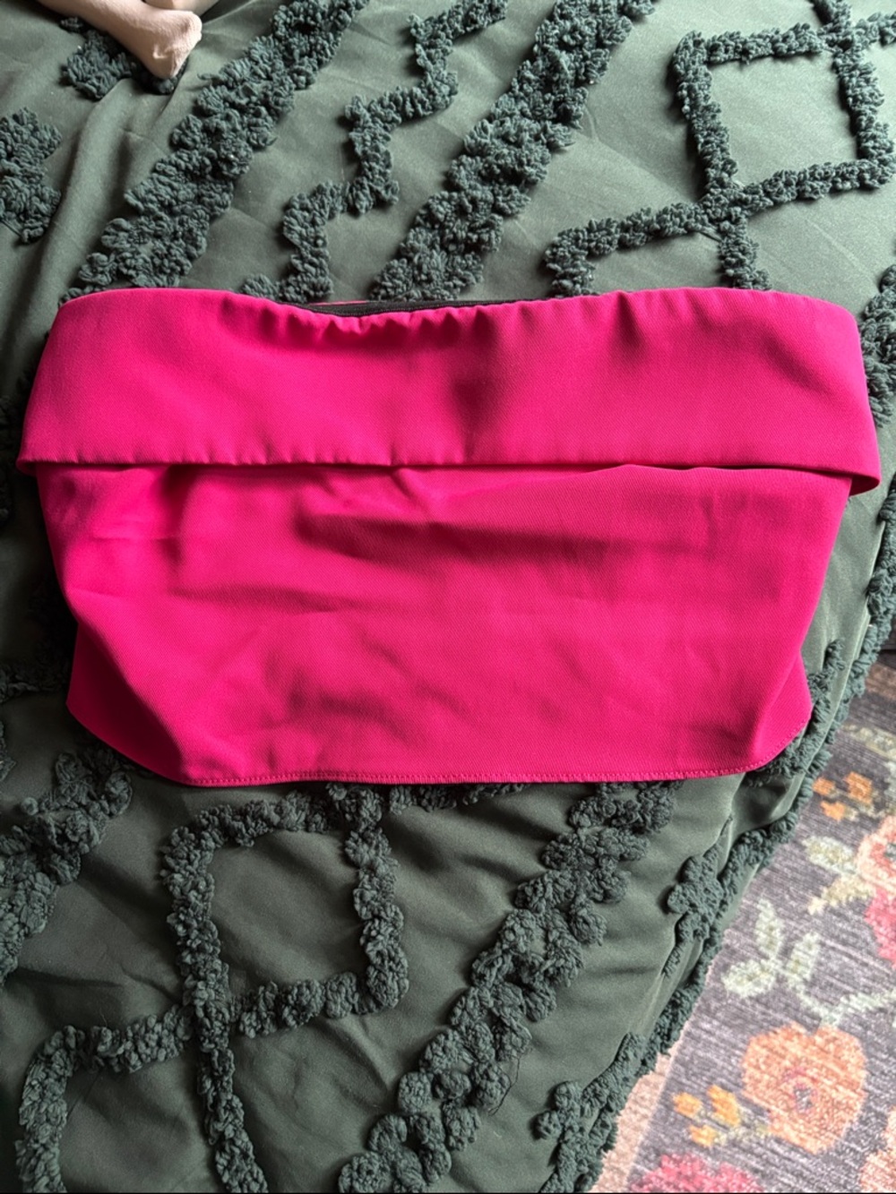 Cider Strapless Hot Pink Bandeau Top